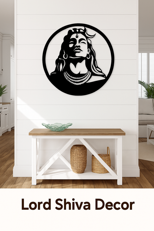 Lord Shiva Face Wall Art