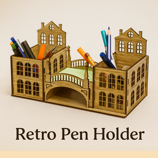 Mini Vintage House – Pen Holder