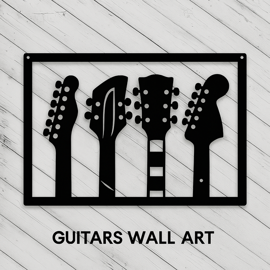 Guitars Wall Art Decor