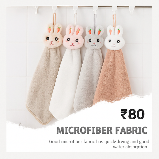 Rabbit Hand Towels – Microfiber