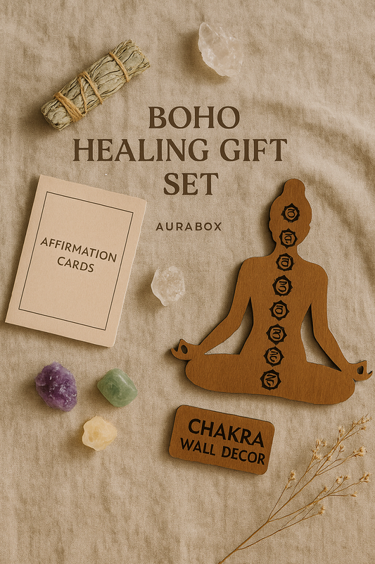 Boho Healing Gift Set – Energy Cleansing Kit by AURABOX