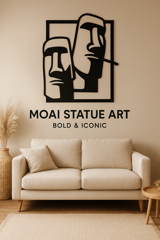 Moai Statue Wall Decor